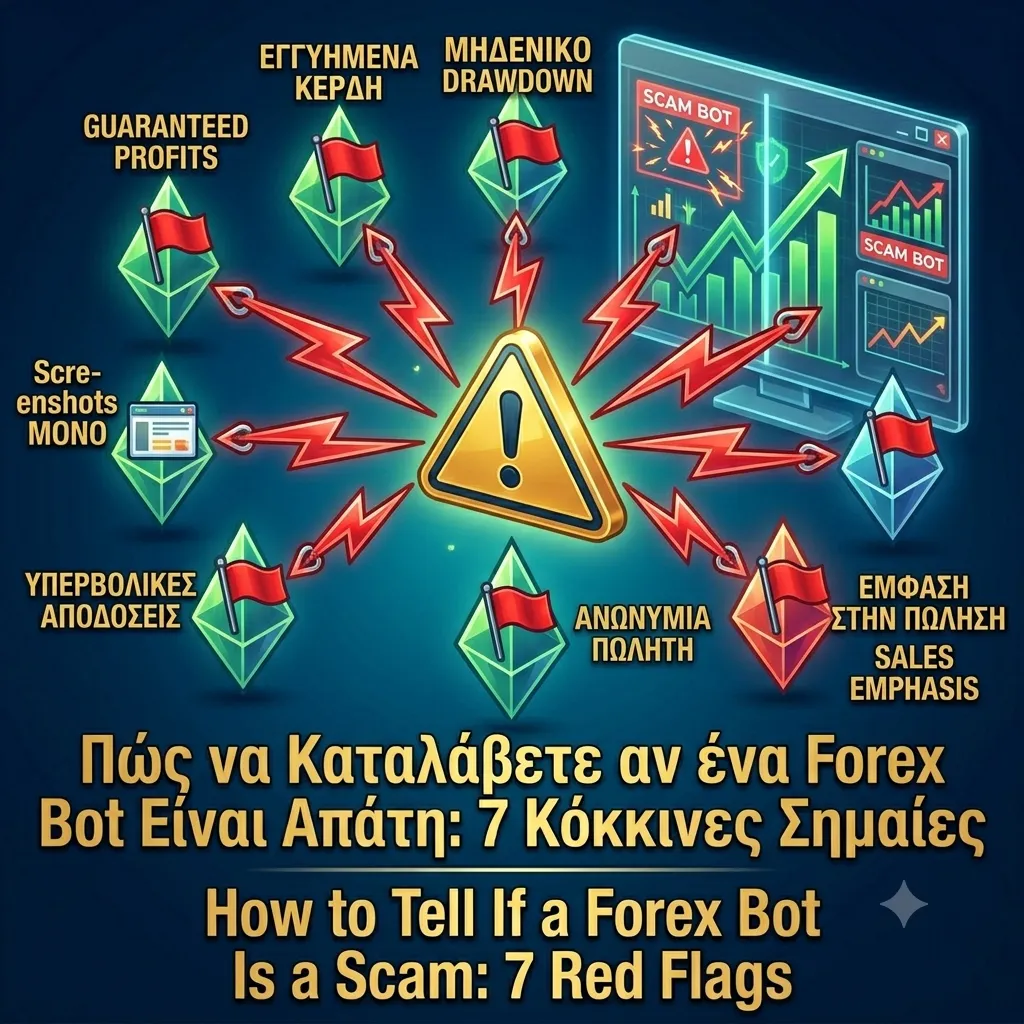 
							Πώς να Καταλάβετε αν ένα Forex Bot Είναι Απάτη: 7 Κόκκινες Σημαίες