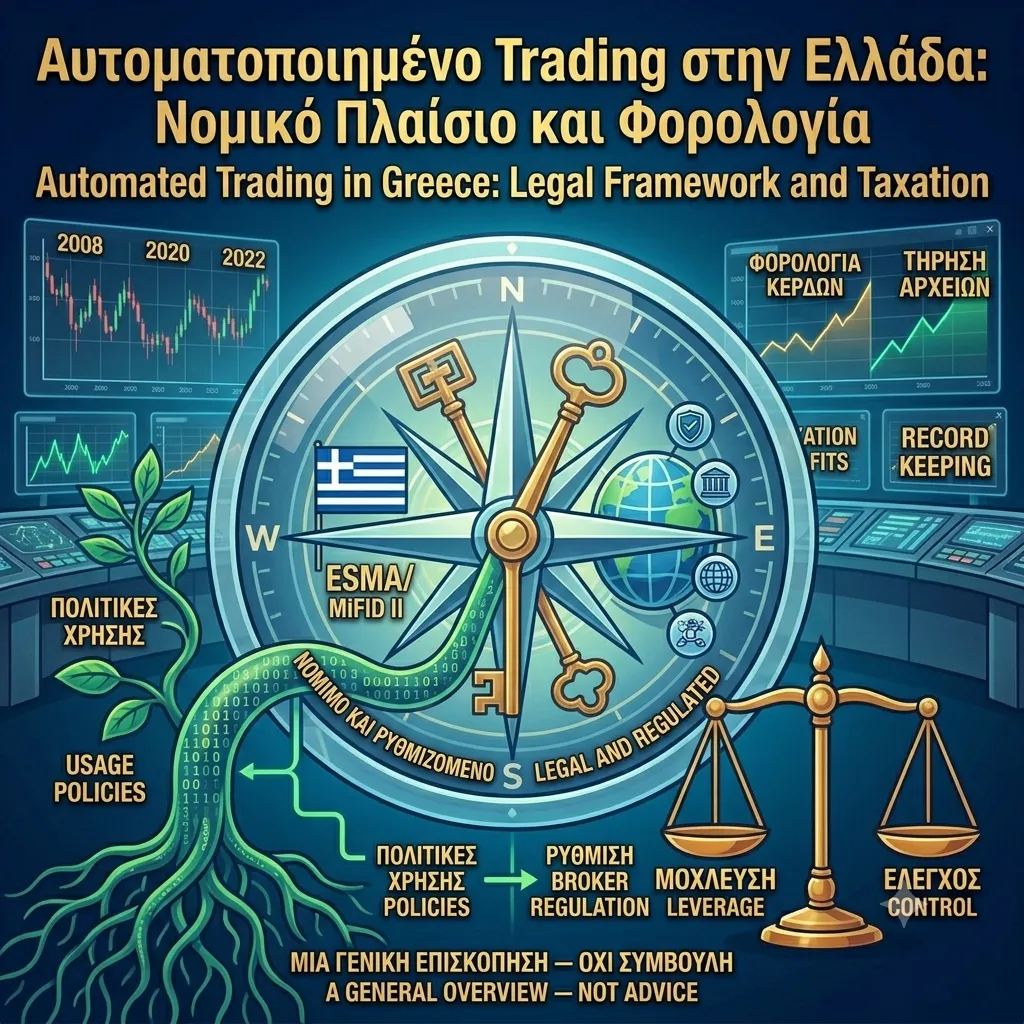 
							Αυτοματοποιημένο Trading στην Ελλάδα: Νομικό Πλαίσιο και Φορολογία