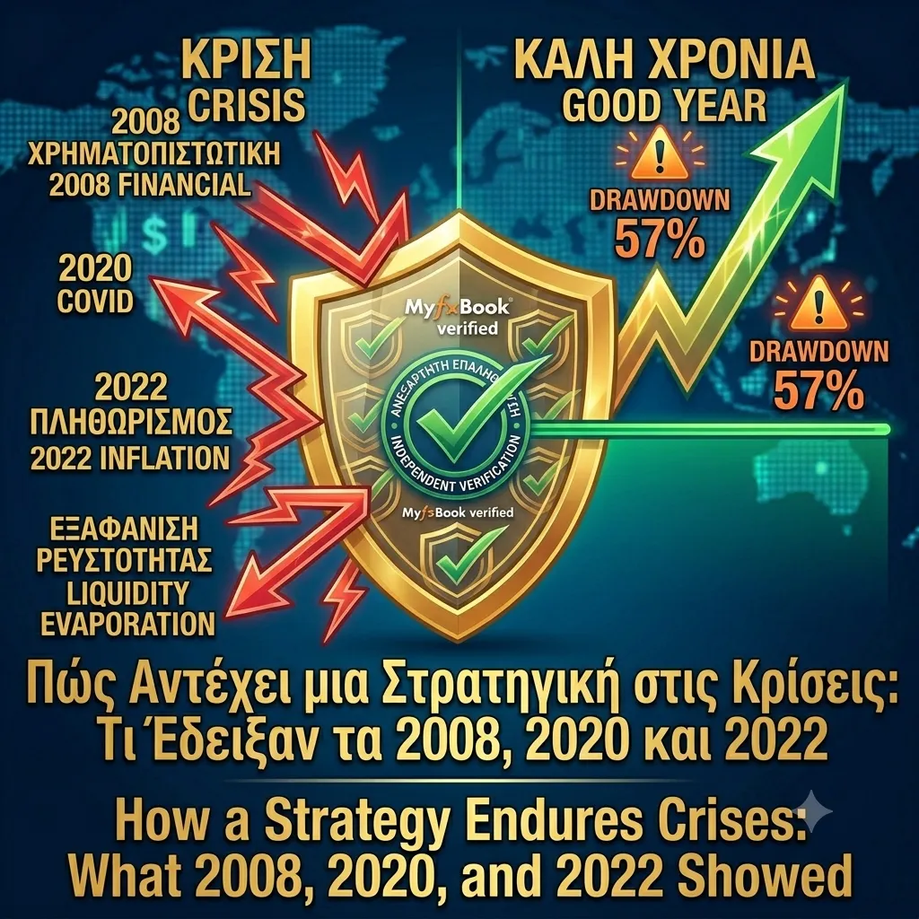 
							Πώς Αντέχει μια Στρατηγική στις Κρίσεις: Τι Έδειξαν τα 2008, 2020 και 2022