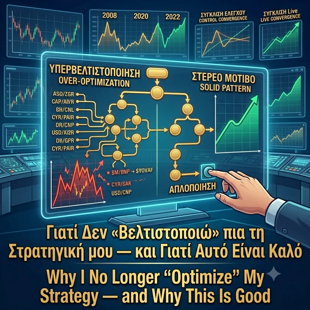 
							Γιατί Δεν «Βελτιστοποιώ» πια τη Στρατηγική μου — και Γιατί Αυτό Είναι Καλό